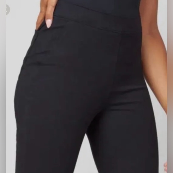NWT New Spanx On-the-Go Ankle Slim Straight Pants in BLACK, Plus Size 2X Tall - Picture 9 of 9